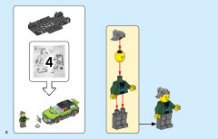 LEGO 60258 instructions page 2 – build guide