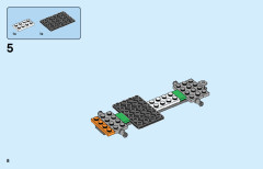 LEGO 60258 instructions page 8 – build guide