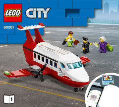 LEGO 60261 instructions page 1 – build guide