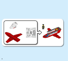 LEGO 60261 instructions page 4 – build guide