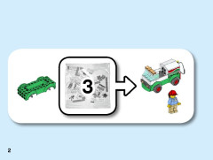 LEGO 60261 instructions page 2 – build guide