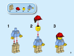 LEGO 60261 instructions page 3 – build guide