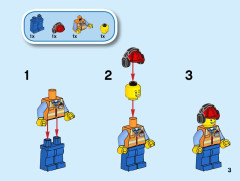 LEGO 60261 instructions page 3 – build guide
