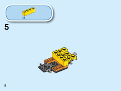 LEGO 60261 instructions page 8 – build guide