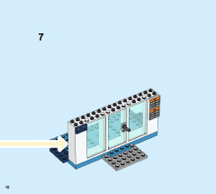 LEGO 60261 instructions page 10 – build guide