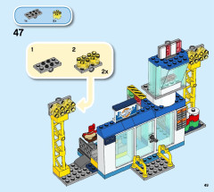 LEGO 60261 instructions page 49 – build guide