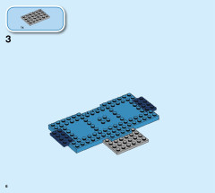 LEGO 60261 instructions page 6 – build guide