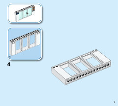 LEGO 60261 instructions page 7 – build guide