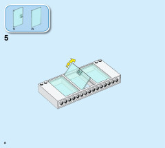 LEGO 60261 instructions page 8 – build guide