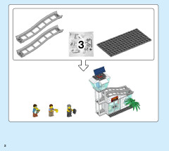 LEGO 60262 instructions page 2 – build guide