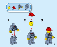 LEGO 60263 instructions page 3 – build guide