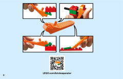 LEGO 60266 instructions page 2 – build guide