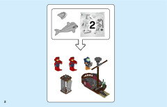 LEGO 60266 instructions page 2 – build guide