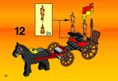 LEGO 6027 instructions page 10 – build guide