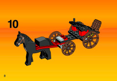 LEGO 6027 instructions page 8 – build guide