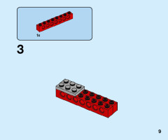 LEGO 60282 instructions page 9 – build guide