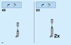LEGO 60282 instructions page 64 – build guide