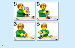 LEGO 60287 instructions page 2 – build guide