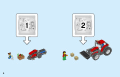 LEGO 60287 instructions page 4 – build guide