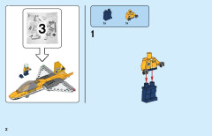 LEGO 60289 instructions page 2 – build guide