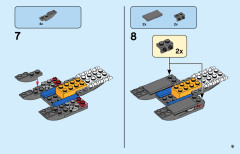LEGO 60289 instructions page 9 – build guide