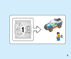 LEGO 60290 instructions page 3 – build guide