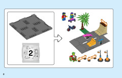 LEGO 60290 instructions page 2 – build guide