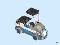 LEGO 60291 instructions page 35 – build guide