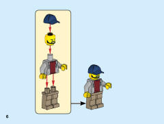 LEGO 60291 instructions page 6 – build guide