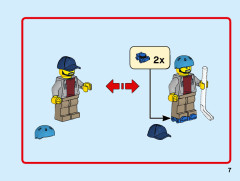 LEGO 60291 instructions page 7 – build guide