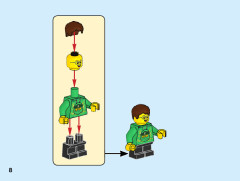 LEGO 60291 instructions page 8 – build guide