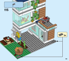 LEGO 60291 instructions page 125 – build guide