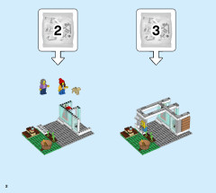 LEGO 60291 instructions page 2 – build guide