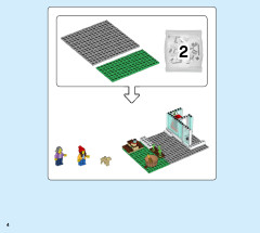 LEGO 60291 instructions page 4 – build guide
