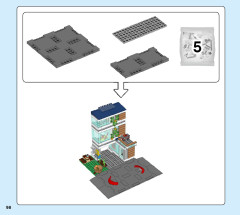 LEGO 60291 instructions page 98 – build guide