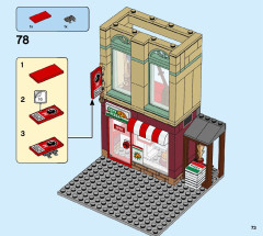 LEGO 60292 instructions page 73 – build guide