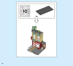 LEGO 60292 instructions page 74 – build guide