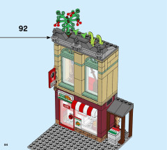 LEGO 60292 instructions page 84 – build guide