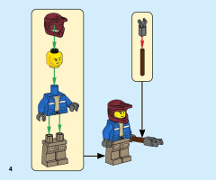 LEGO 60300 instructions page 4 – build guide