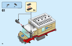 LEGO 60307 instructions page 74 – build guide