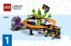 LEGO 60313 instructions page 1 – build guide