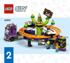LEGO 60313 instructions page 1 – build guide