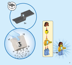 LEGO 60313 instructions page 3 – build guide