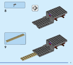 LEGO 60313 instructions page 9 – build guide