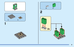 LEGO 60314 instructions page 9 – build guide