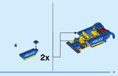 LEGO 60316 instructions page 17 – build guide