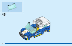 LEGO 60316 instructions page 44 – build guide