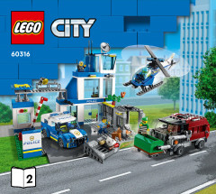 LEGO 60316 instructions page 1 – build guide