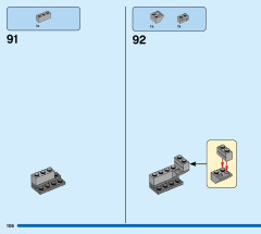 LEGO 60316 instructions page 106 – build guide