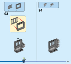 LEGO 60316 instructions page 107 – build guide